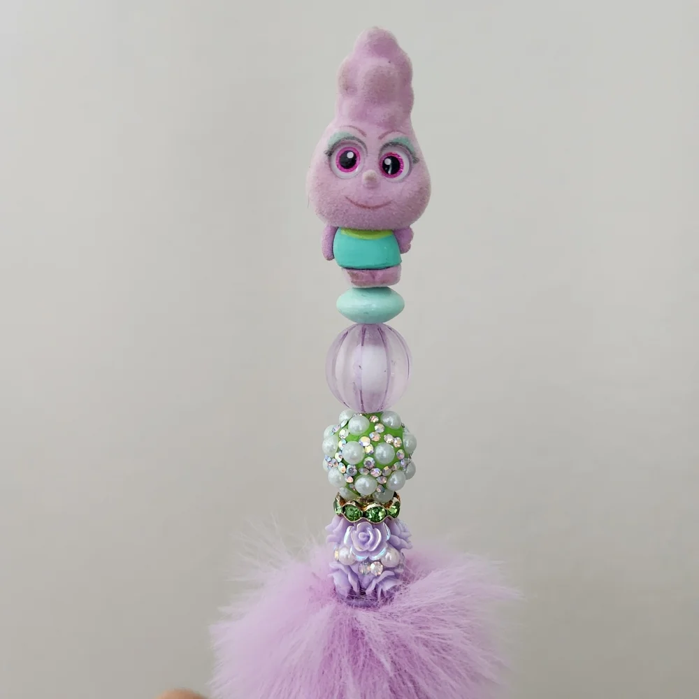 Disney Elemental Cloud Puff Custom Beaded Fancy Pen And Fluffy Pen Doorable Top